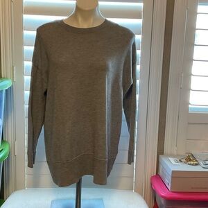 Gray Crew Neck Sweater